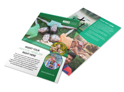 Inspiration Bible Camp Flyer Template preview