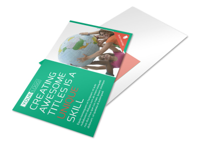 Fun Church Event Postcard Template preview