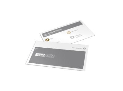 Church Informational Business Card Template preview