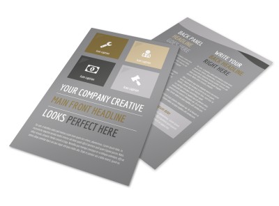Church Informational Flyer Template preview
