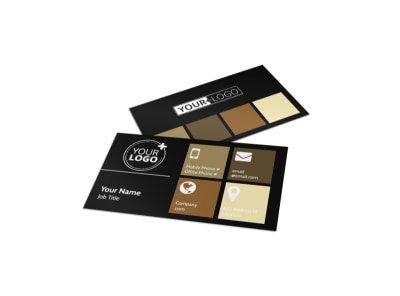 Elegant Jewelry Business Card Template preview
