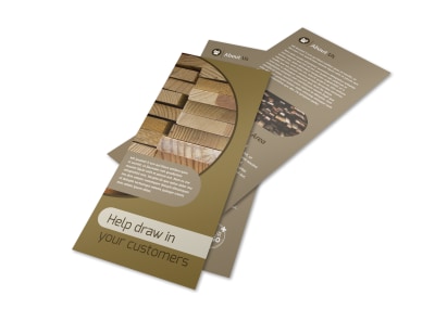 Lumber Yard Flyer Template preview