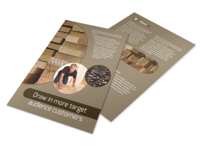 Lumber Yard Flyer Template preview