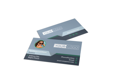 Sunglasses Store Business Card Template preview