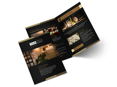 Candles & Scents Bi-Fold Brochure Template