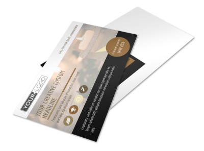 Candles & Scents Postcard Template preview