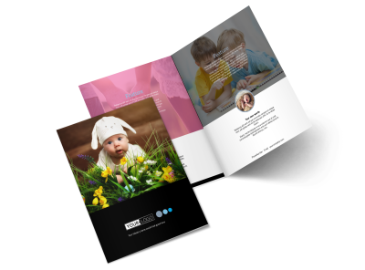 Baby Clothes Bi-Fold Brochure Template