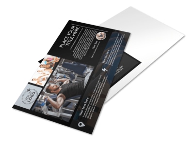 Local Gym Postcard Template preview