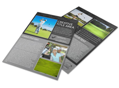 Golf Course Flyer Template preview