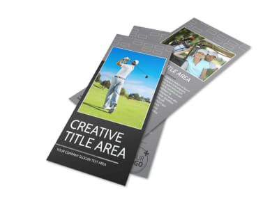 Golf Course Flyer Template preview