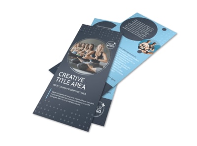 Yoga Center Flyer Template preview