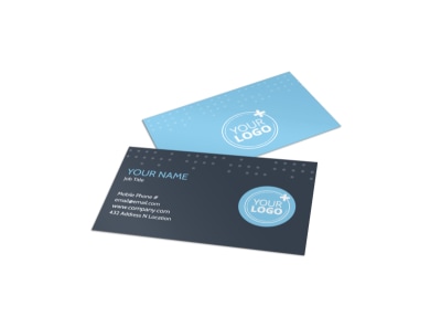 Yoga Center Business Card Template preview