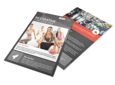 Health Club Fitness Flyer Template preview