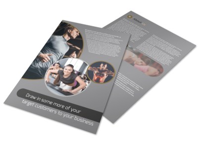 Local Health Club Flyer Template preview