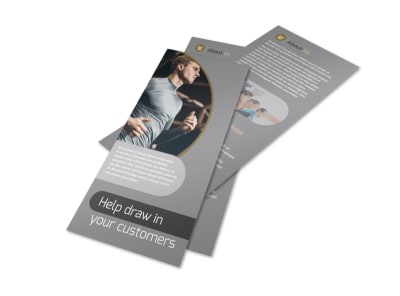 Local Health Club Flyer Template preview