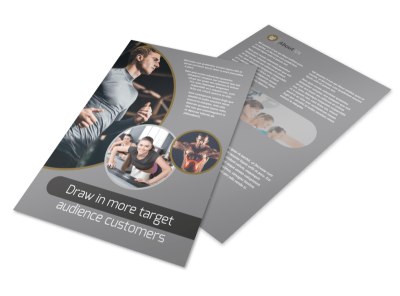 Local Health Club Flyer Template preview