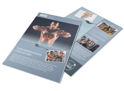 Body Transformation Program Flyer Template preview