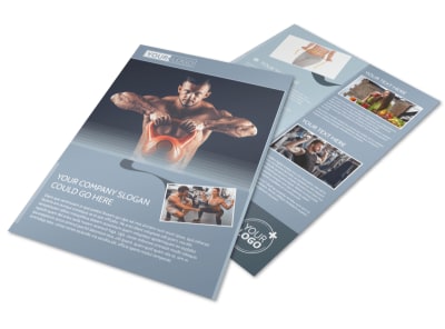 Body Transformation Program Flyer Template preview
