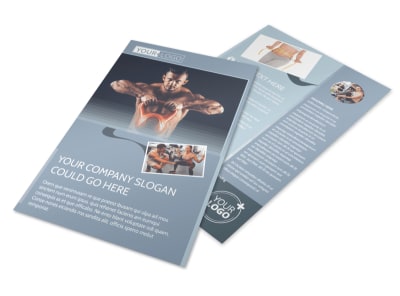 Body Transformation Program Flyer Template preview