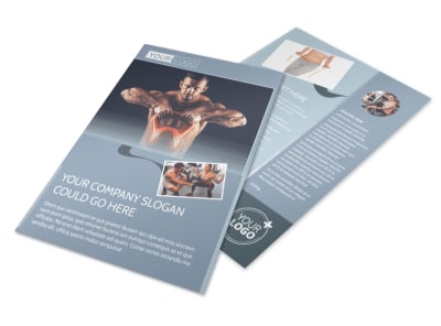 Body Transformation Program Flyer Template preview