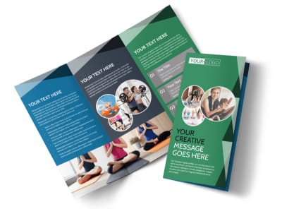 Family Wellness Center Tri-Fold Brochure Template preview