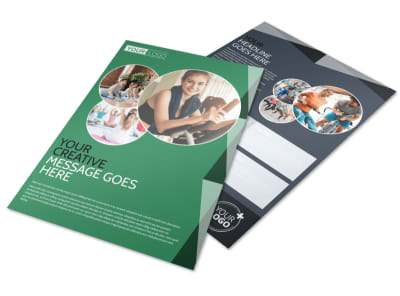 Family Wellness Center Flyer Template preview