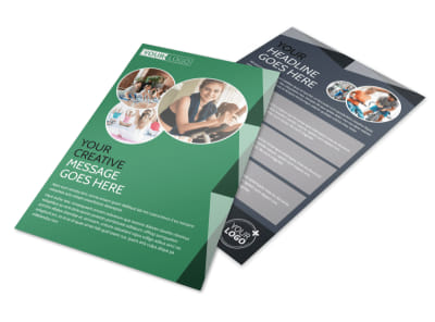 Family Wellness Center Flyer Template preview