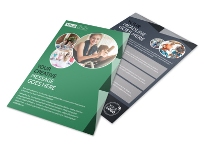Family Wellness Center Flyer Template preview