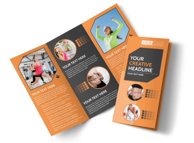 Get Lean Fitness Program Tri-Fold Brochure Template preview