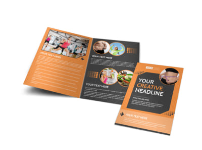 Get Lean Fitness Program Bi-Fold Brochure Template preview