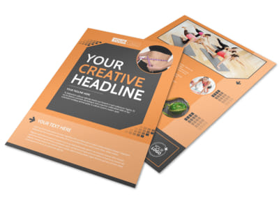 Get Lean Fitness Program Flyer Template preview