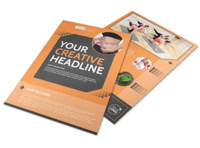 Get Lean Fitness Program Flyer Template preview
