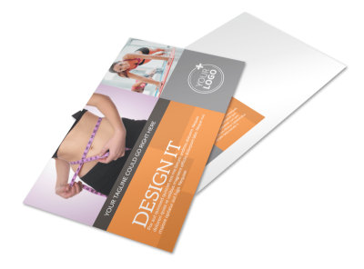 Get Lean Fitness Program Postcard Template preview