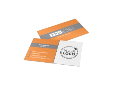 Get Lean Fitness Program Business Card Template preview