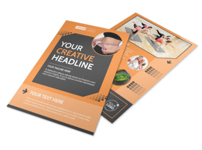 Get Lean Fitness Program Flyer Template preview