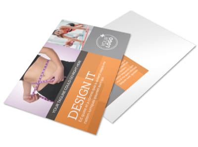 Get Lean Fitness Program Postcard Template preview