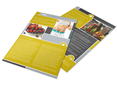 Weight Loss Program Flyer Template preview