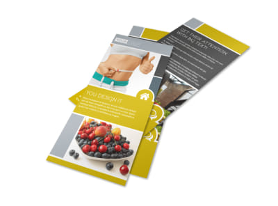 Weight Loss Program Flyer Template preview
