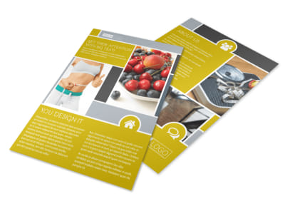 Weight Loss Program Flyer Template preview