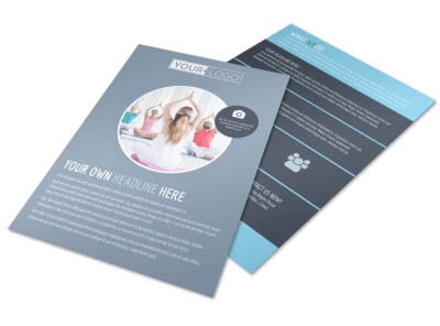 Family Gym Flyer Template preview