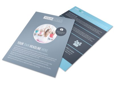 Family Gym Flyer Template preview