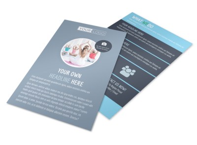 Family Gym Flyer Template preview