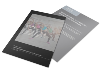 Wellness Center Flyer Template preview
