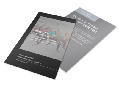 Wellness Center Flyer Template preview