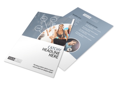 Get Fit Gym Flyer Template preview