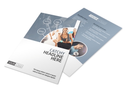 Get Fit Gym Flyer Template preview