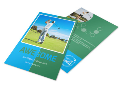 Popular Golf Tournament Flyer Template preview