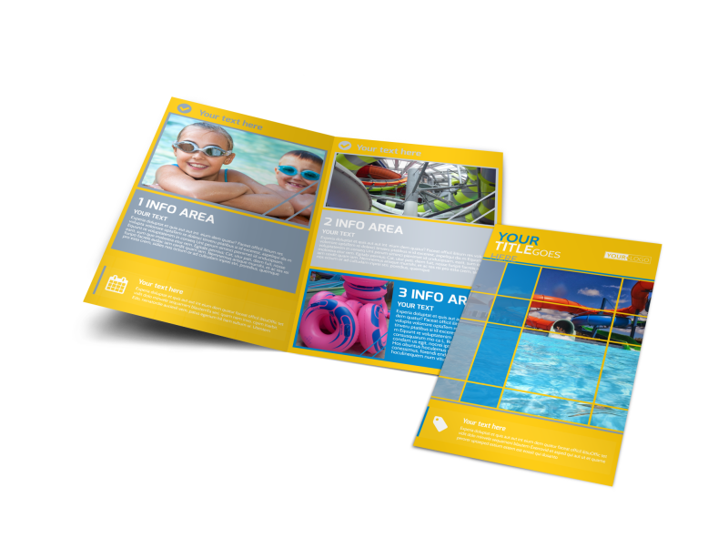 Water Park Brochure Template Preview 1