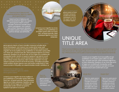 Elegant Bed & Breakfast Brochure Template Preview 2