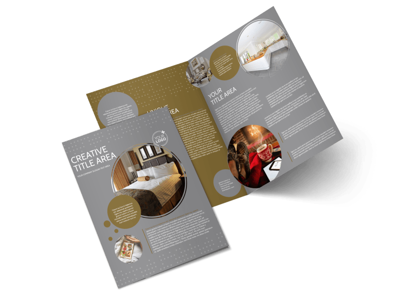 Elegant Bed & Breakfast Brochure Template Preview 1